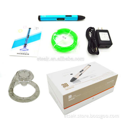 New Creative 3D Printing Pens Intelligence Drawing 3D Pen With FLA Filament 3D Best Gift For Kids Christmas Gift
